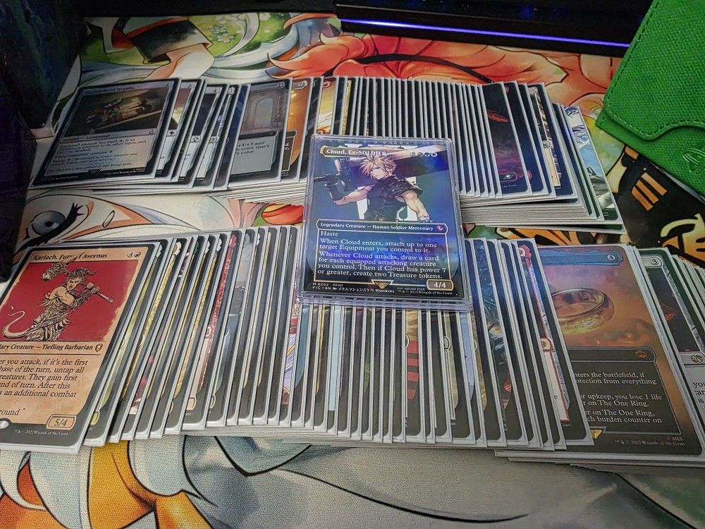 Fully Built - Final Fantasy Cloud, Ex-Soldier MTG Commander Deck