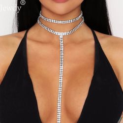 Rhinestone Double Chokers