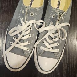 Women's Converse All-Stars Gray Sneakers (9)