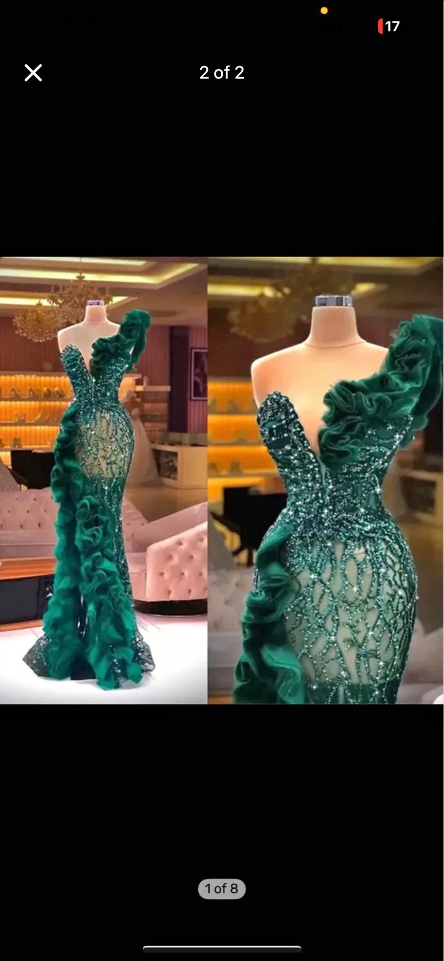 Green Evening Gown