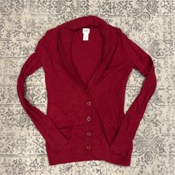 Red Cardigan 