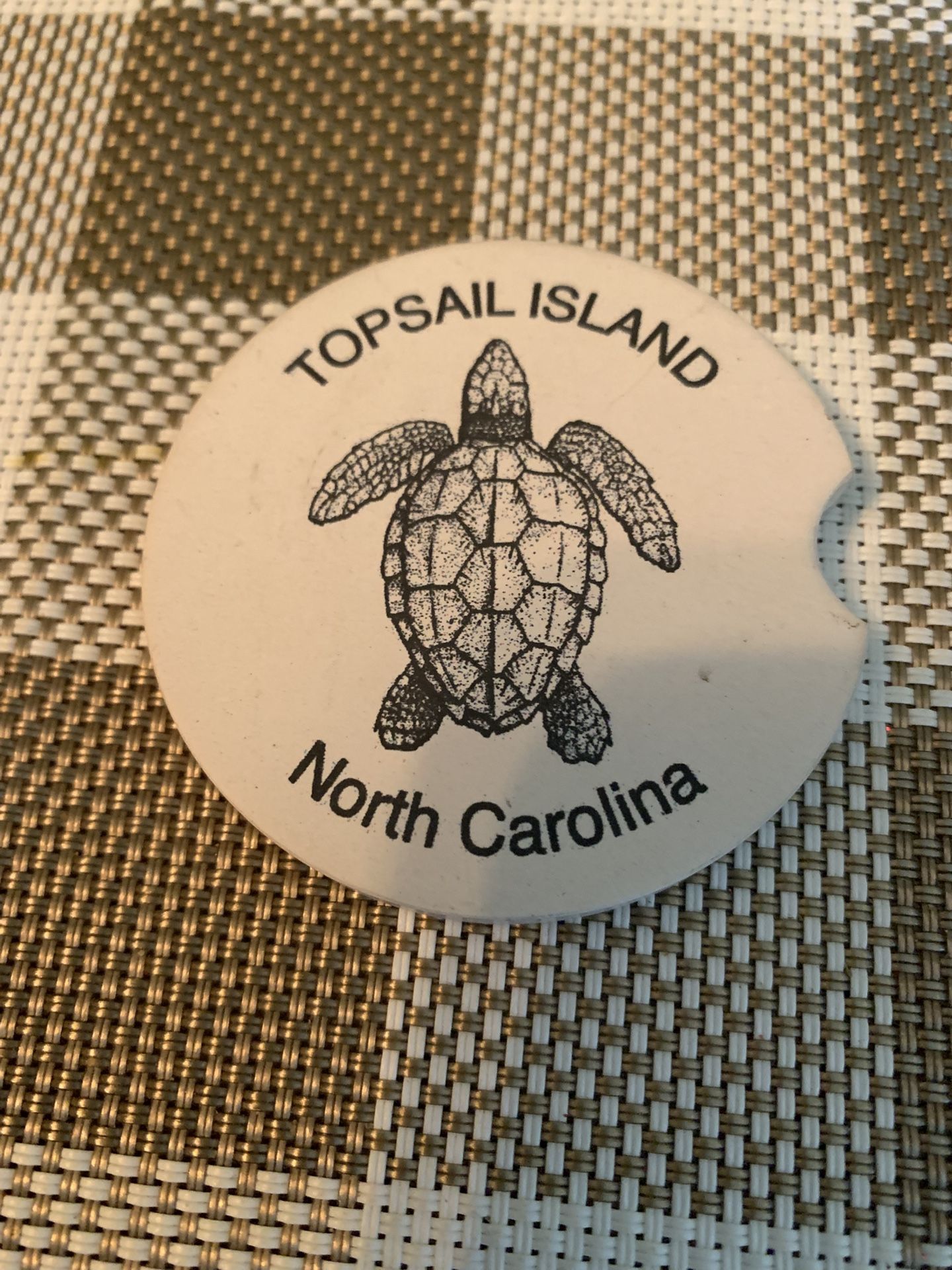New Turtle Stone Car Coaster, Absorbs Liquids So It Don’t Get In Your Drink Holder