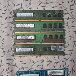 4 1gb DDR2 800MHz Ram Sticks