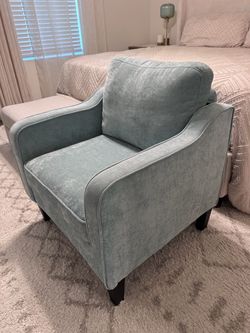 Beautiful Teal Blue Accent Chair – Great Condition!