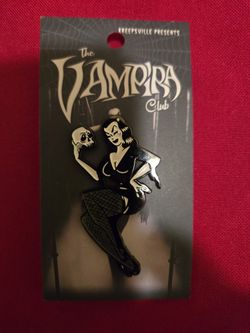 1" By 2" Vampira Pin