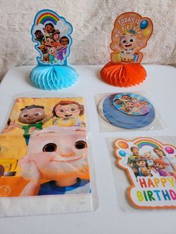Cocomelon Birthday Party Supplies Set