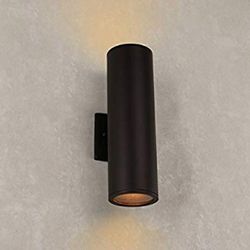 Outdoor Wall Lamp - Housen Solutions Waterproof Porch Light Modern Wall Sconce Light Fixture Painted Brown