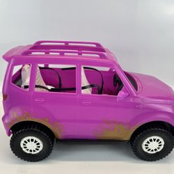 Barbie Sweet Orchard Farm purple SUV Jeep Barbie Doll Vehicle car van Fuschia  