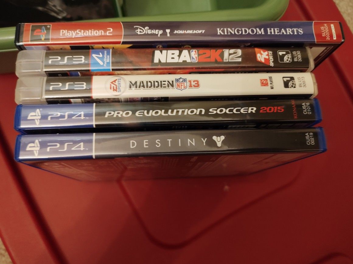 PS2 PS3 Play Station 2 Games Sold Separatelly