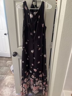 Brand New Never Worn Formal Dress With Flowers