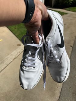 White Nike shoes size 10 men