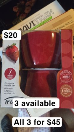 7 piece fondue set