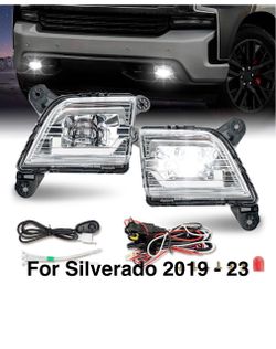 Chevy Silverado 2019-2023 LED Fog Light Kit