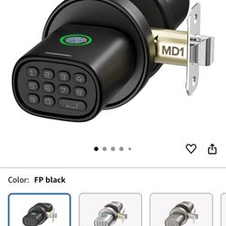 Fingerprint Door Knob With Keypad