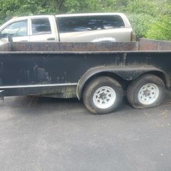 7 X 12 Dump Trailer. With Pintle Hitch. 