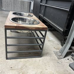 Large Raised Dog Bowl