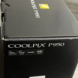 Nikon Coolpix P950 4K Digital Camera w/83x Optical Zoom 