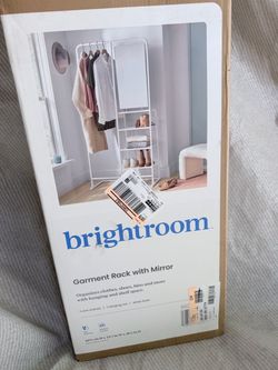 Brightroom Garment Rack with Mirror