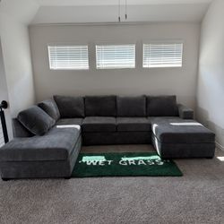 128”  L Shaped couch 
