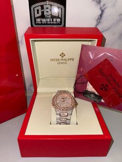 VVS D Two Tone Rose Gold Moissanite Watch