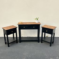 Nightstands + Matching Entryway Table