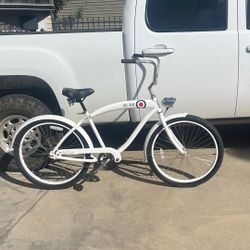 NIRVE brand 26” PAUL FRANK edition Single Speed, Coaster Brake Beach Cruiser Bicycle With Brand New Custom Cruiser Saddle Seat, Ready To Ride As Pictu