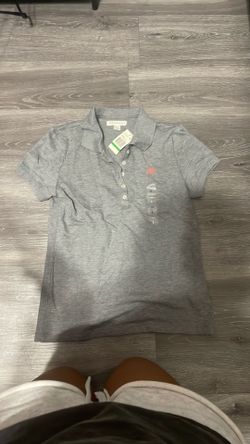 Grey Aeropostal Polo size L