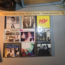 9 CD collection Of rock, pop, soul, soft rock, from Jimmy Buffett, Aretha Franklin, Alanis Morissette, others