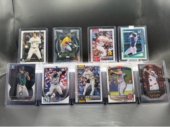 9 Rookie Sensations Baseball cards