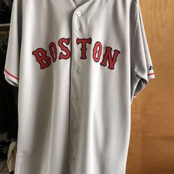 Authentic Red Sox jersey size 48-XL