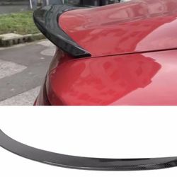 Fits 17-22 Infiniti Q60 X Style Carbon Fiber Print ABS Rear Trunk Spoiler Wing