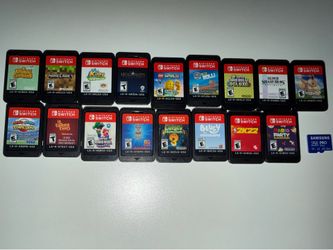 Switch games and memory card