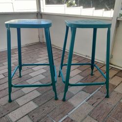 Art Deco Metal Stools