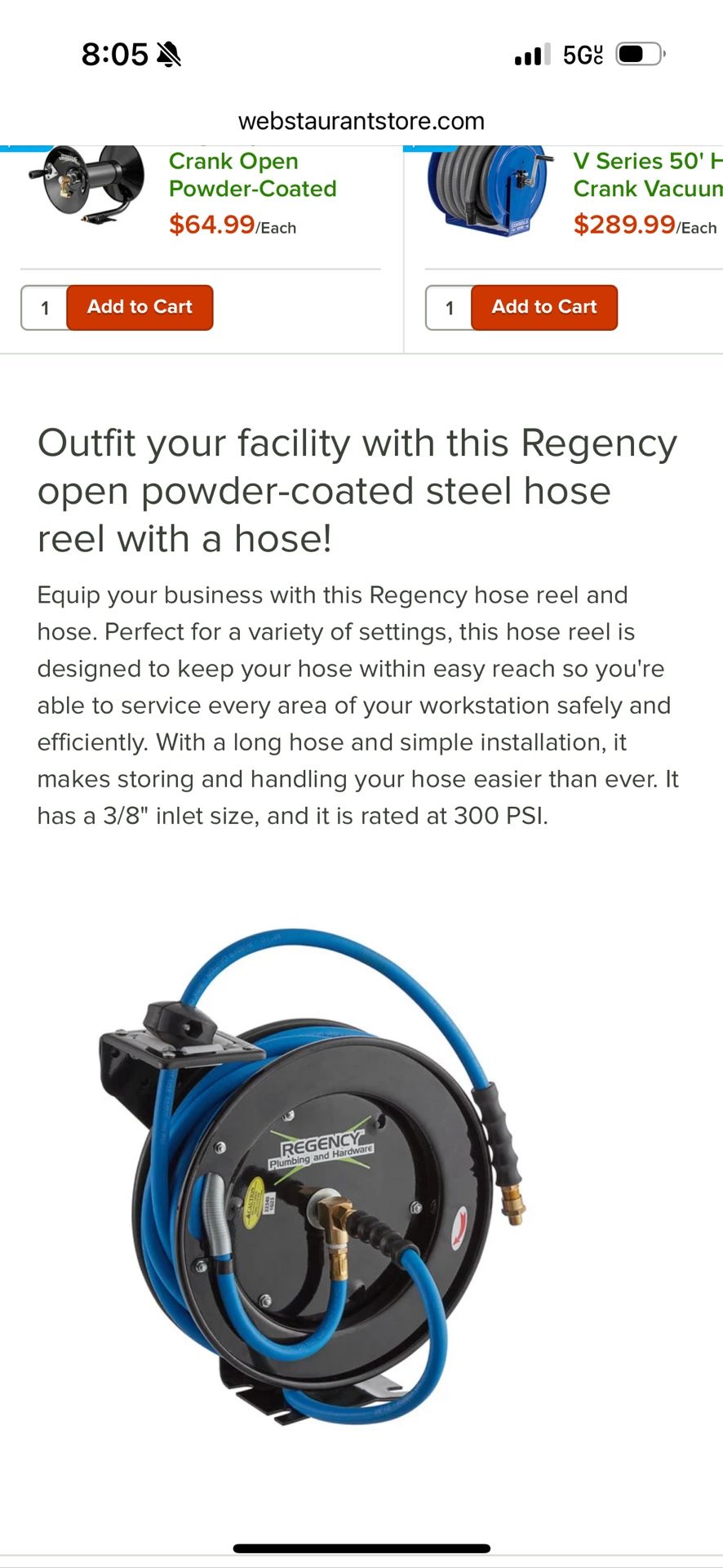Hose Reel Northern Tool
