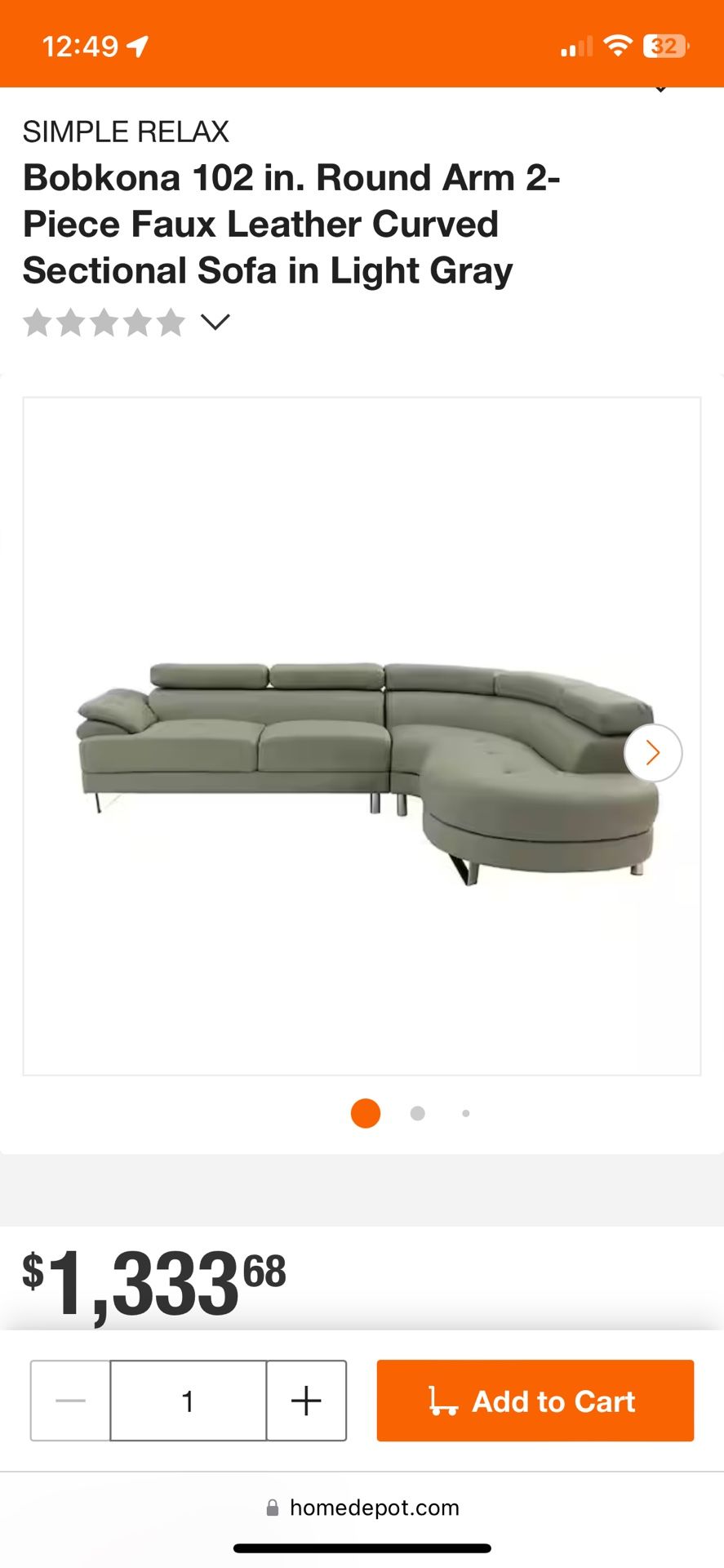 Curved Couch