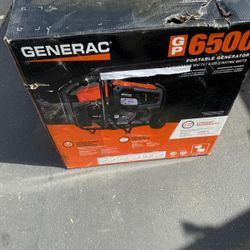 Generac 8125 / 6500-Watt Gasoline Powered Portable Generator with COSense - GP6500