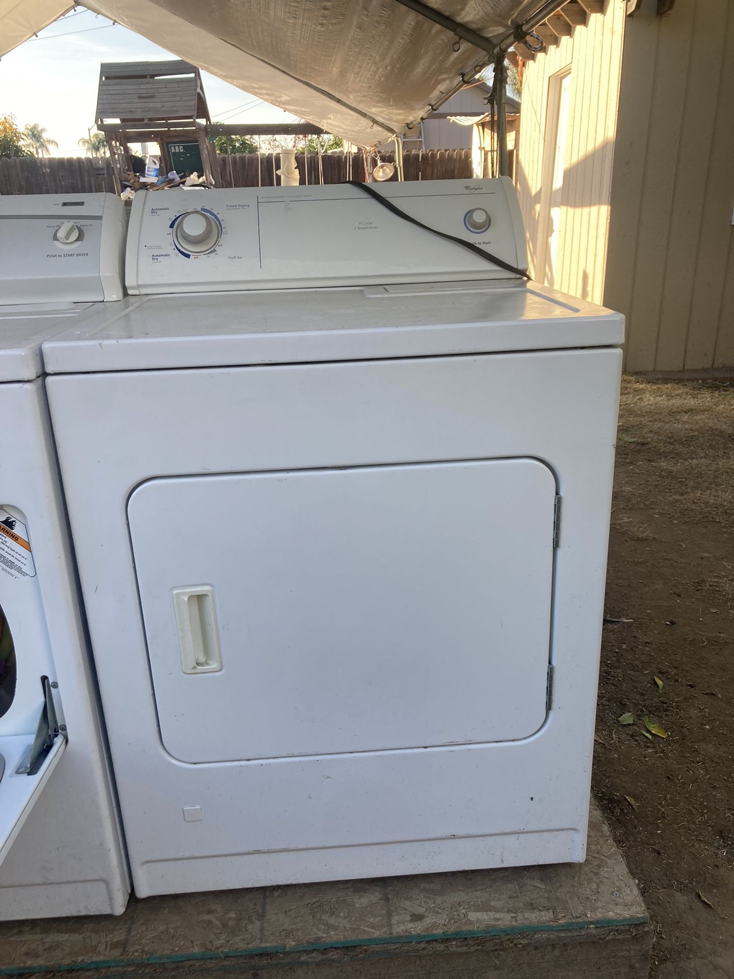 Gas Dryer Brand Whirlpool Heavy Duty Everythin Works 3 Months Warranty