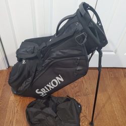 Srixon SRX Black stand Cart Golf Bag with rain cover Brand New strap harness lightweight