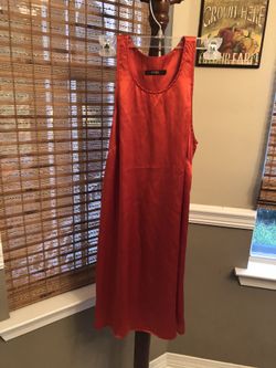 100 PERCENT SILK RED REISS DRESS SIZE X SMALL BEAUTIFUL