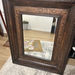 Wood Mirror 