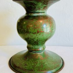 vintage lg candle holder or plant stand riser