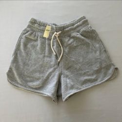 (NWT) Aerie Women’s Comfy Shorts in Gray, XS