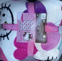 Hello Kitty Valentines Day Blankets 3 Styles Available Twin Size