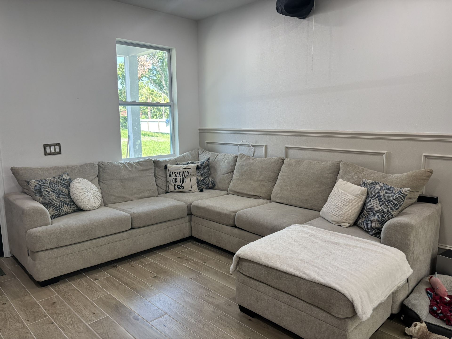 Beige Sectional Sofa