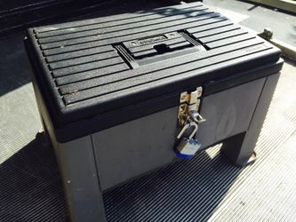 Utility box with a lock