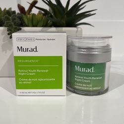 Brand new Murad retinol youth renewal night cream 1.7 oz 50 ml
