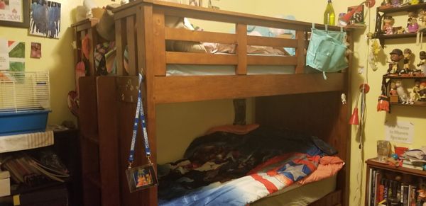 Pottery Barn Solid Wood Bunk Bed For Sale In San Francisco Ca