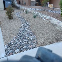 Rock Landscaping & Plantings