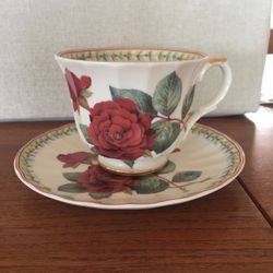 Vintage English Teacup and Saucer