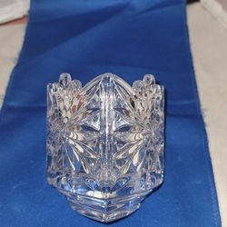 Crystal Triangle Candleholder - MIKASA FIRE BLOSSOM